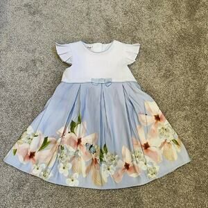Ted Baker Girls Floral Dress Sz 12-18M